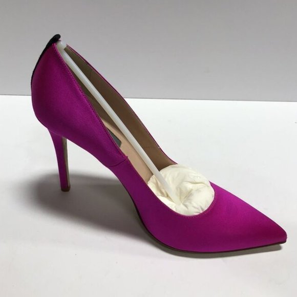 Elegant Fuchsia Stiletto Heels - Picture 2 of 6